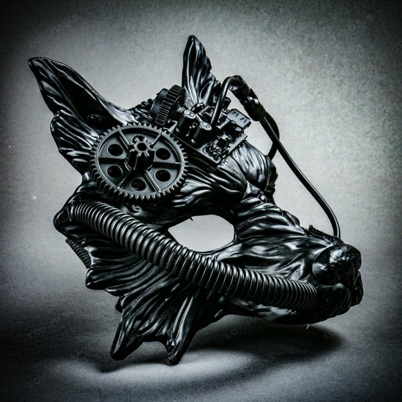 Steampunk Wild Wolf Cosplay Costume Halloween Mask - Picture 6 of 7